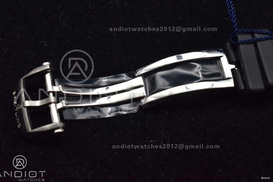 B01 A7750 Blk Best Chrono 43mm BLS SS 1:1 Navitimer Version L-Blue LE 1126